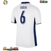 Camisa de Futebol Inglaterra Marc Guehi #6 Equipamento Principal Europeu 2024 Manga Curta